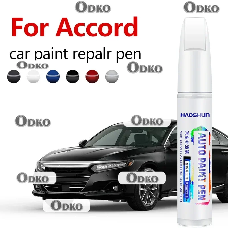 For Honda Accord 1976-2025 CH CL / CM CU CR CV CX Paint Repair Pen Touch Up Scratch Remover DIY Auto Accessories Black White Red