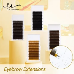 H&L SINCE 1990 No Curl 0.07 thickness Eyelashes Extensions Supplies High Quality Natural Look Professional Makeup Tools