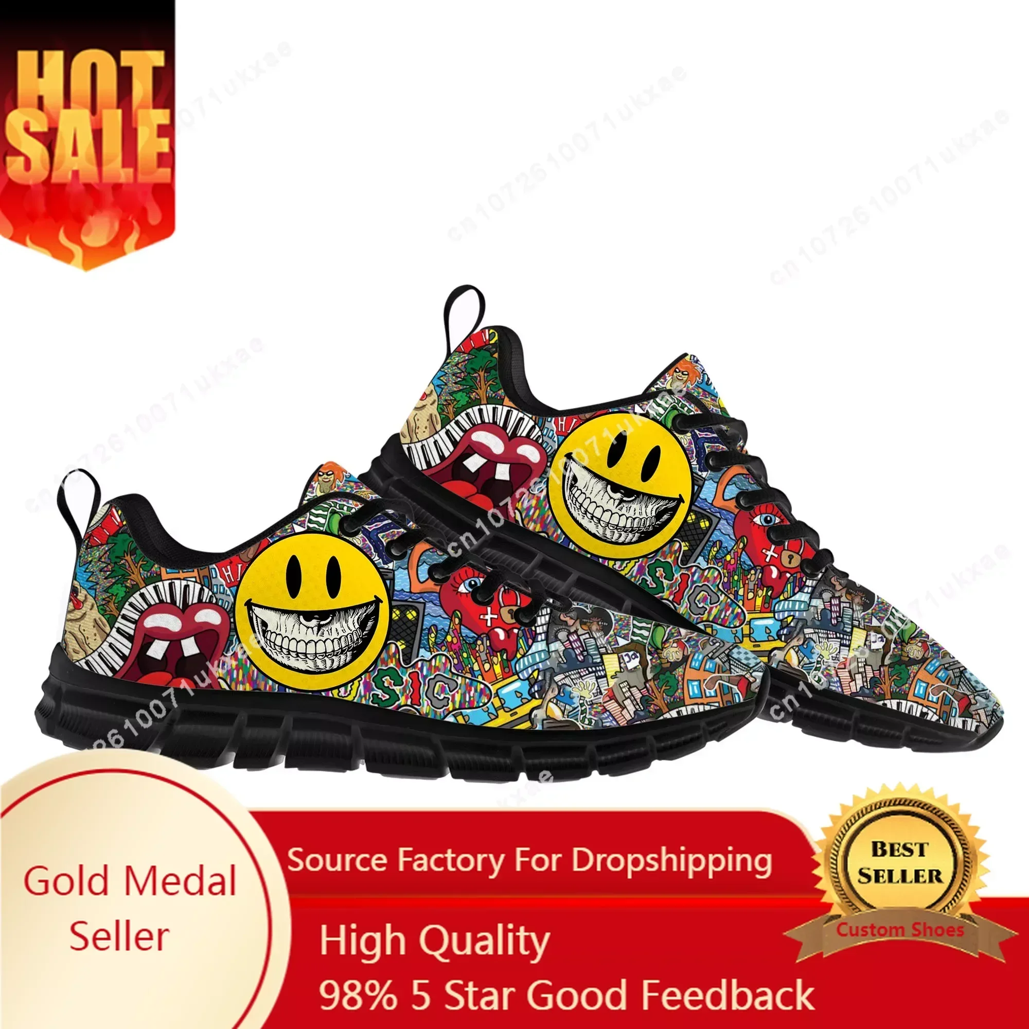 

street art graffiti Sports Shoes Mens Womens Sneakers Parent High Quality Sneaker Customize Shoe