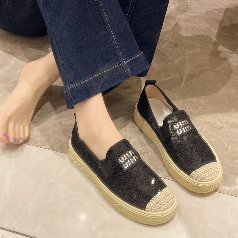 Summer Women Casual Shoes Mesh Breathable Women Canvas Sneakers Luxury Comfor Loafers Outdoor Soft Sole Women's Shoes 2024 New