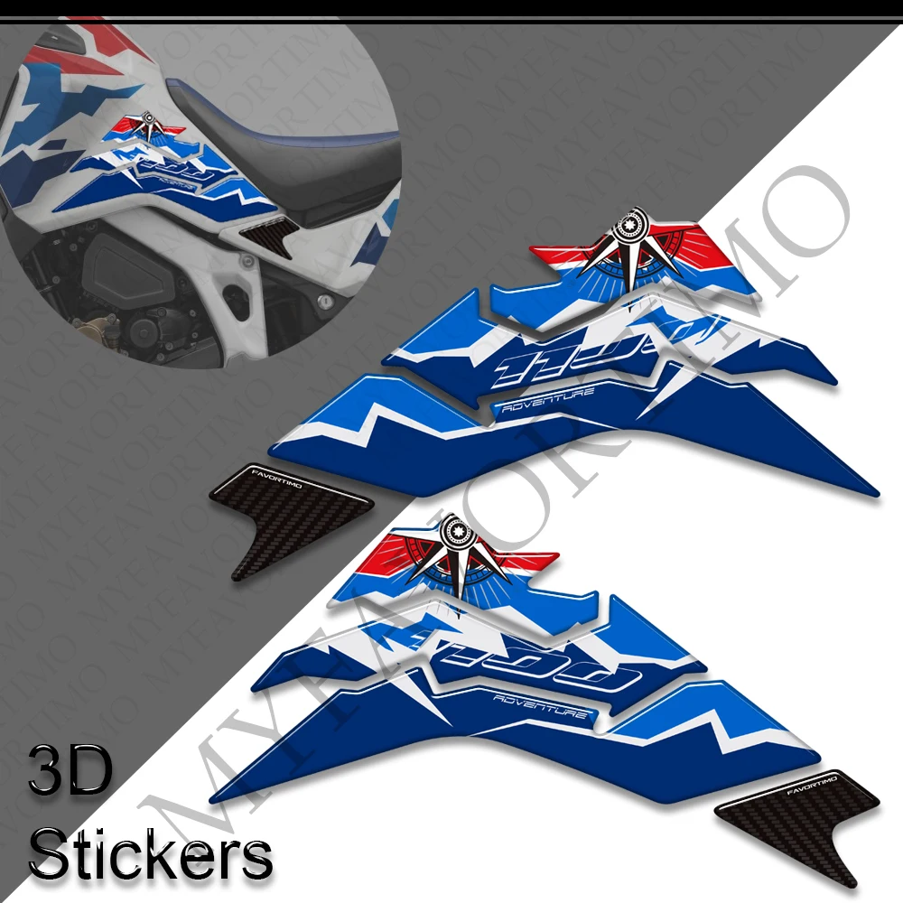 Stickers Decals For CRF 1100L 1000 L CRF1100L CRF1100 Africa Twin AfricaTwin Adventure Tank Pad Cap Fairing Fender Handguard