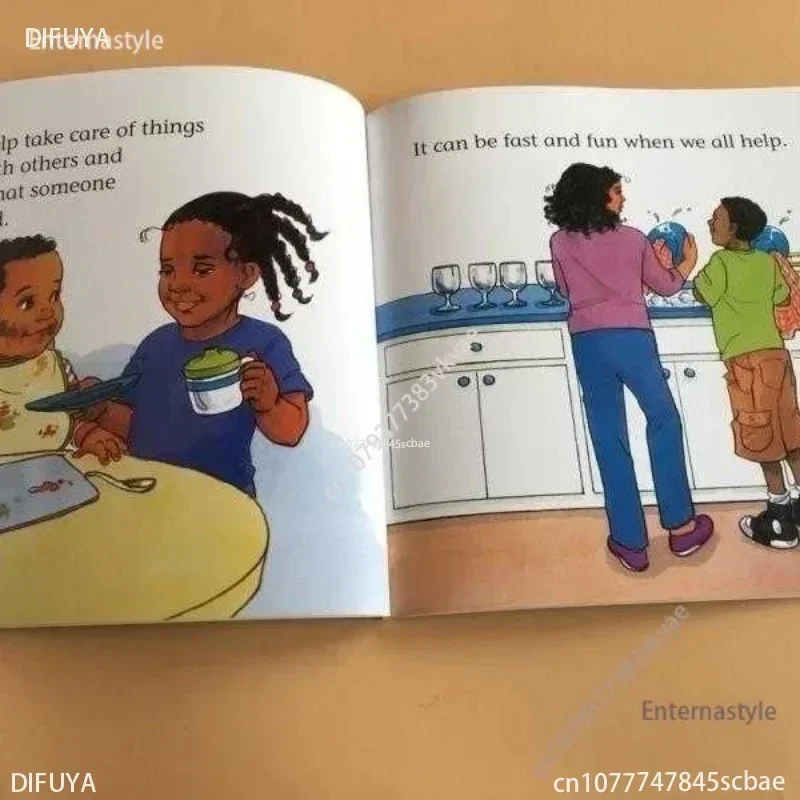 15 Books/set Learning To Get Along Children Educational English Picture Story Book Social Skills IQ EQ Practice for 5-10 YearsBO