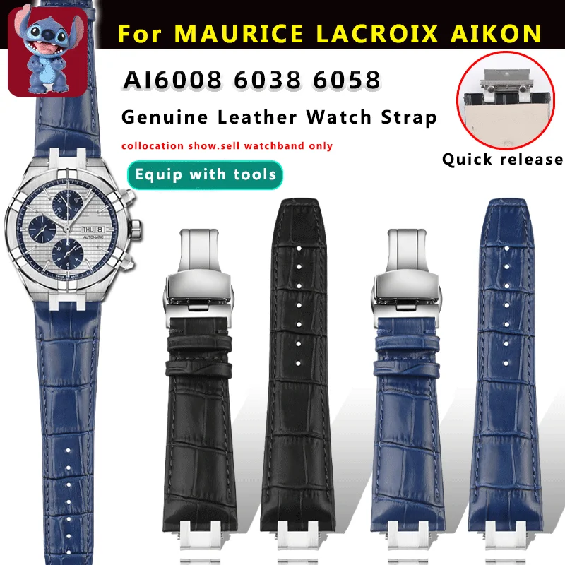 bracelet-de-montre-en-cuir-veritable-noir-bracelet-de-montre-en-nylon-interface-en-acier-raffine-adapte-pour-maurice-lacroix-aikon-ai6008-6007-6038