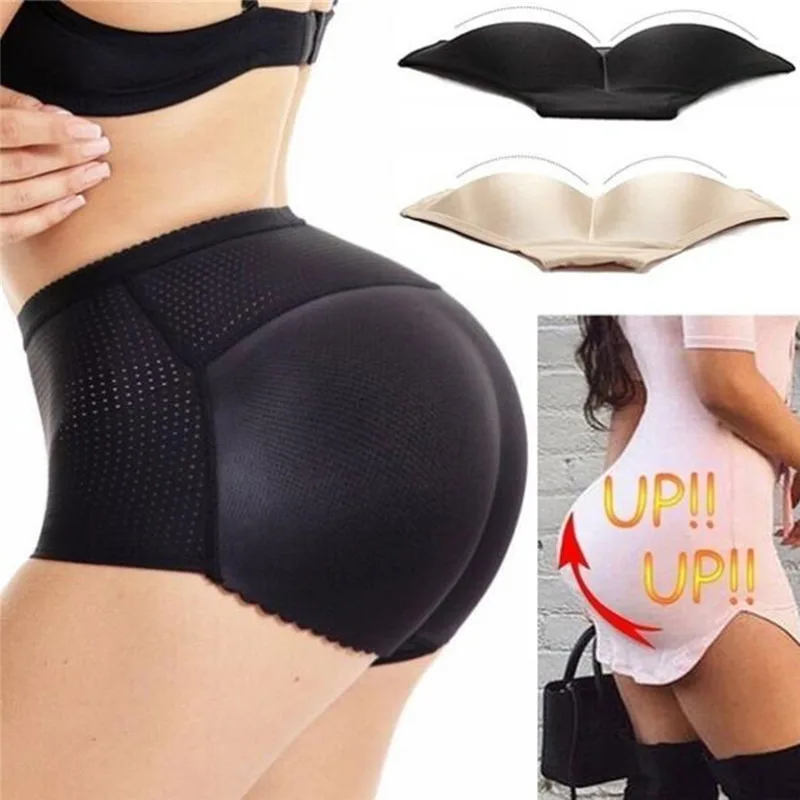 Butt Lifter Shaper Panties Hip Pads Shapewear Push Up Booty Enhancer Control Panties Invisible Underwear Fake Ass For Women