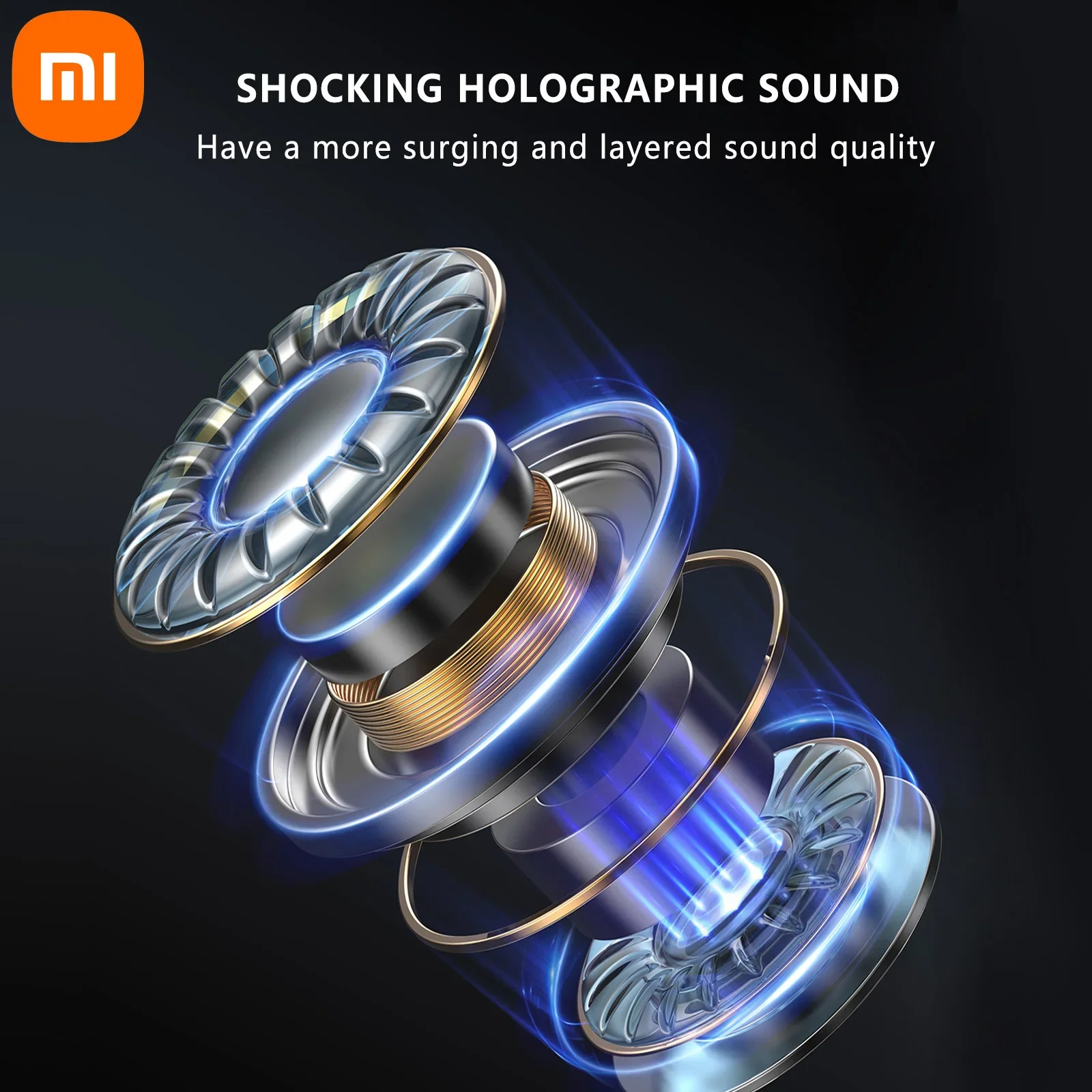 XiaomiMijia AP05 True Wireless Earphone bluetooth 5.3 Buds5 HIFI Stereo Sound Headphone MIJIA Sport Earbuds With Mic