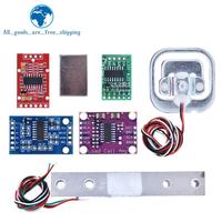 Load Cell 1KG 5KG 10KG 20KG HX711 AD Module Weight Sensor Electronic Scale Aluminum Alloy Weighing Pressure Sensor For Arduino