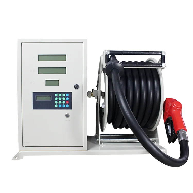 Mini Integrated Explosion‑Proof Vehicle‑Mounted Fuel Dispenser Pump With Hose Reel for Gaso.line Diesel
