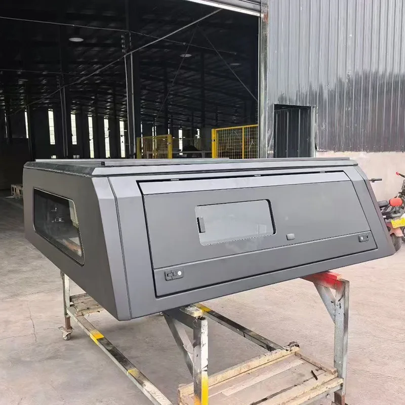 Direct Pickup Truck Bed Cap Split Hard Tonneau Cover Rear Trunk Lid