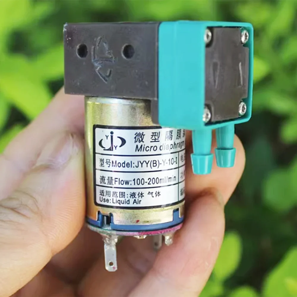 Dc 24V 3W Micro-Membraanpomp Vloeistofpomp Luchtgaspomp Oplosmiddel Printerpomp Voor Inkjetprinter