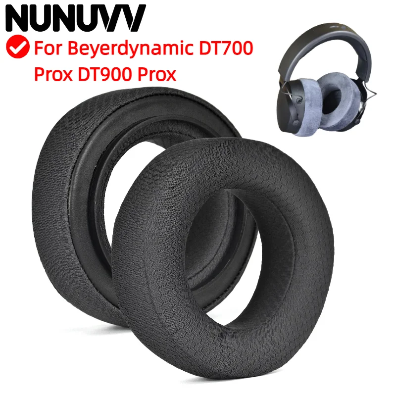 

NUNUVV Replacement Breathable football mesh Ear Pads Cover For Beyerdynamic DT700 Prox DT900 Prox Gaming Headset EarPads 9.30