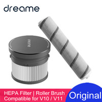 Original Dreame HEPA Filter Roller Brush Replacement Parts for V10 V11 Handheld Vacuum Cleaner Floor Brush