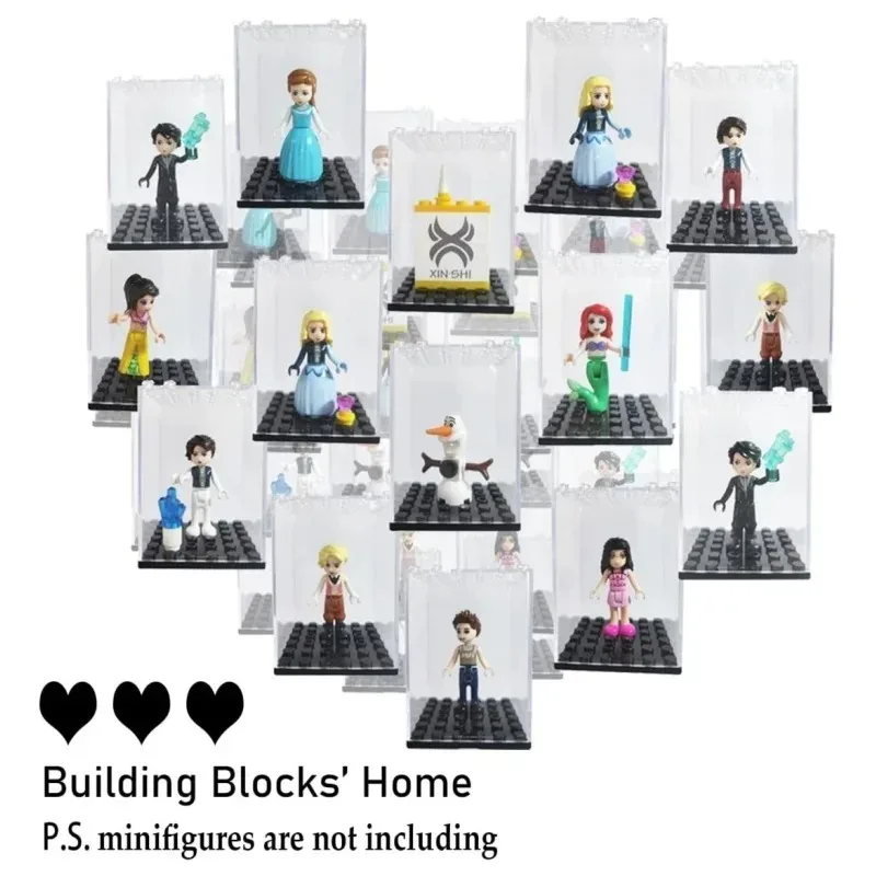 Compatible with Lego doll window, transparent dust-proof shelves are used to store and display building blocks and storage boxes - view 5