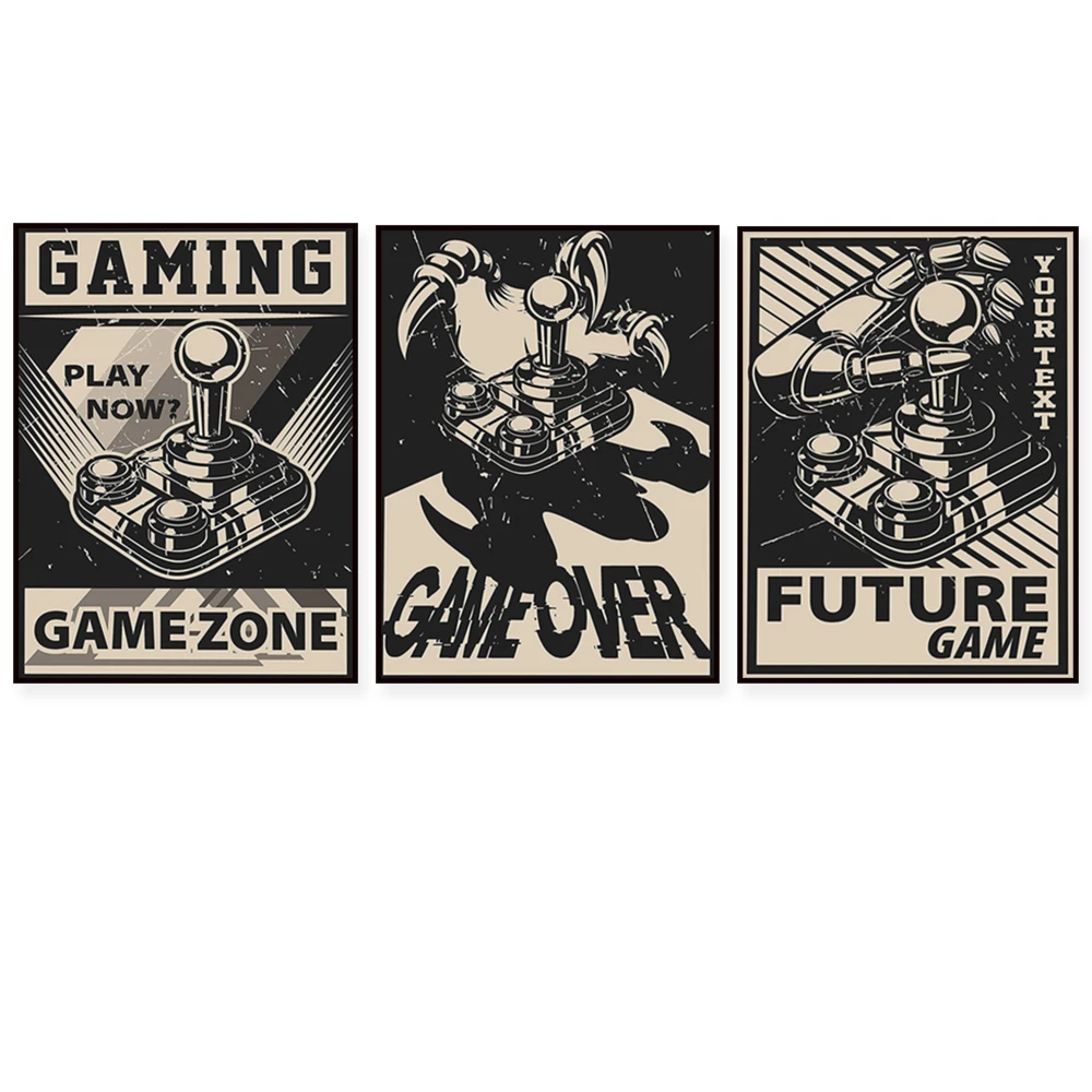 

Game Over Poster, Game Zone, Computer Games, Video Game Print, Gamer, Game Illustration, Skull Wall Poster, Teen Boy Game Gift,
