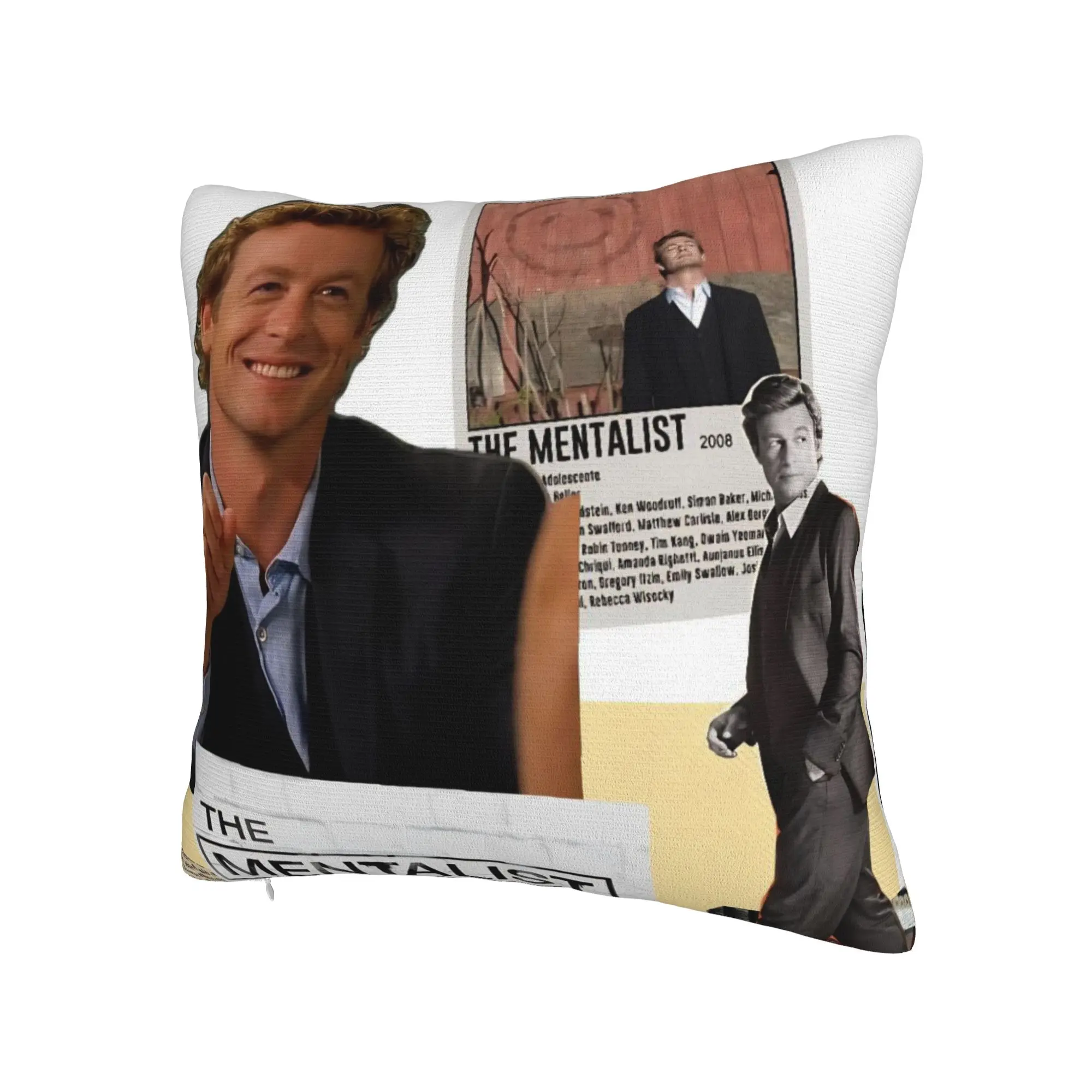 Decorative Pillowcases The Mentalists Merchandise Sofa  Throw Pillow Case Cover Zipper Multiple Sizes