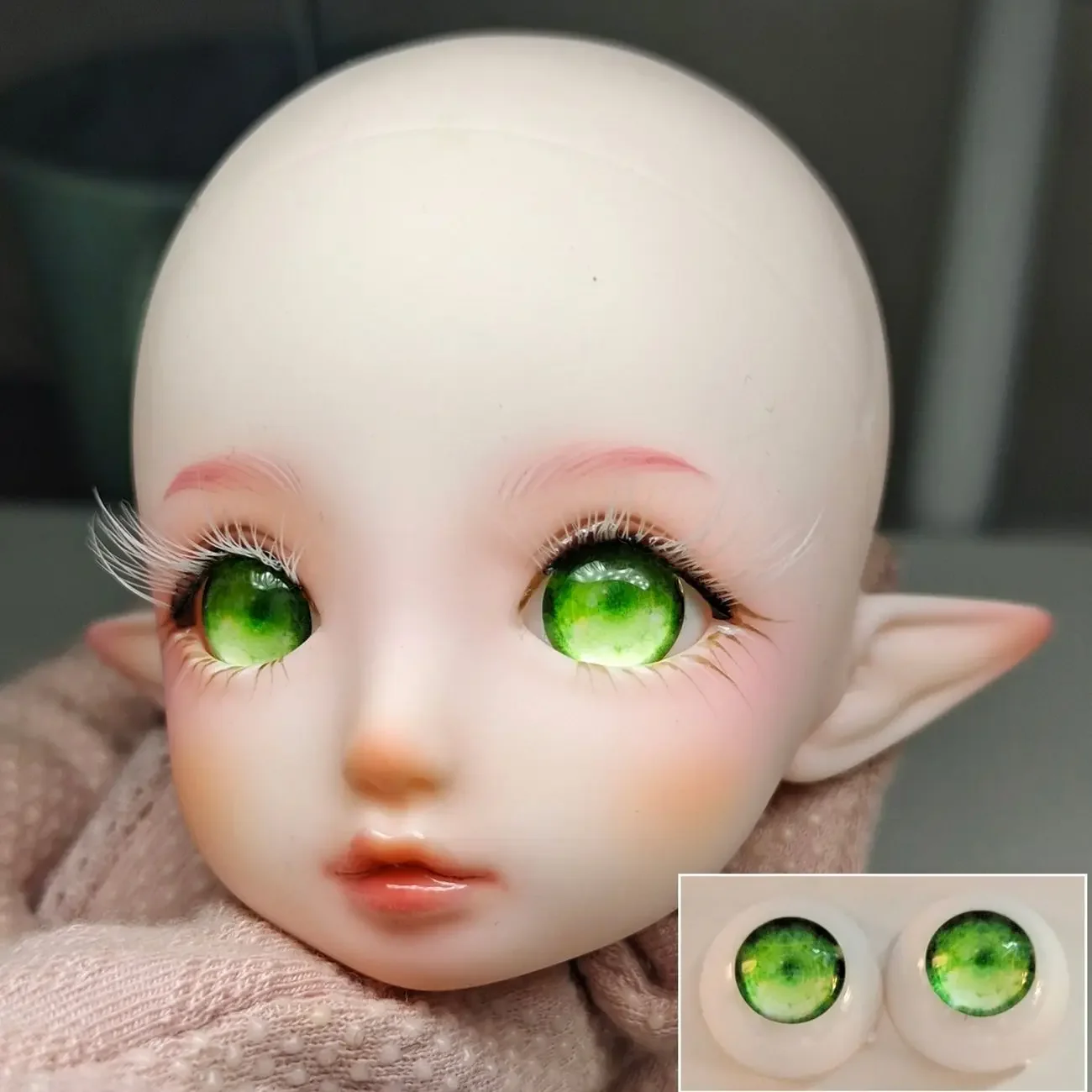 Colorful Eyes Doll Pressure Acrylic Eyes For BJD Doll 10MM/12MM/14MM/16MM/18MM Handmade Doll Accessories Anime Eyes Gifts