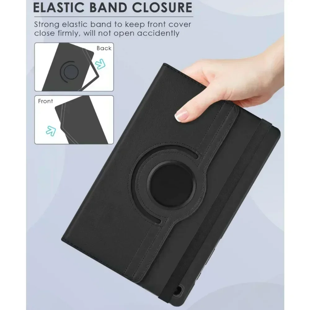 Para Lenovo Xiaoxin Pad 2024 funda TB331FC 11 pulgadas 360 grados giratorio Folio PU Funda de cuero para Lenovo Tab M11 TB330FU