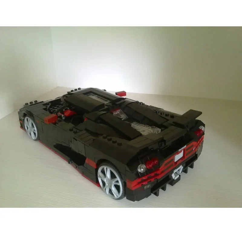 MOC-39287 Black CCX Classic Sports Car Assembly Splicing Building Block Model 1424 Building Block Parts Kids Birthday Toy Gift