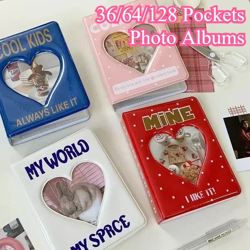 30/64/128 Pockets Mini Photo Album Cartoon Album Photo Photocard Holder Collect Book Kpop Stuff Room Decoration Photocard Binder