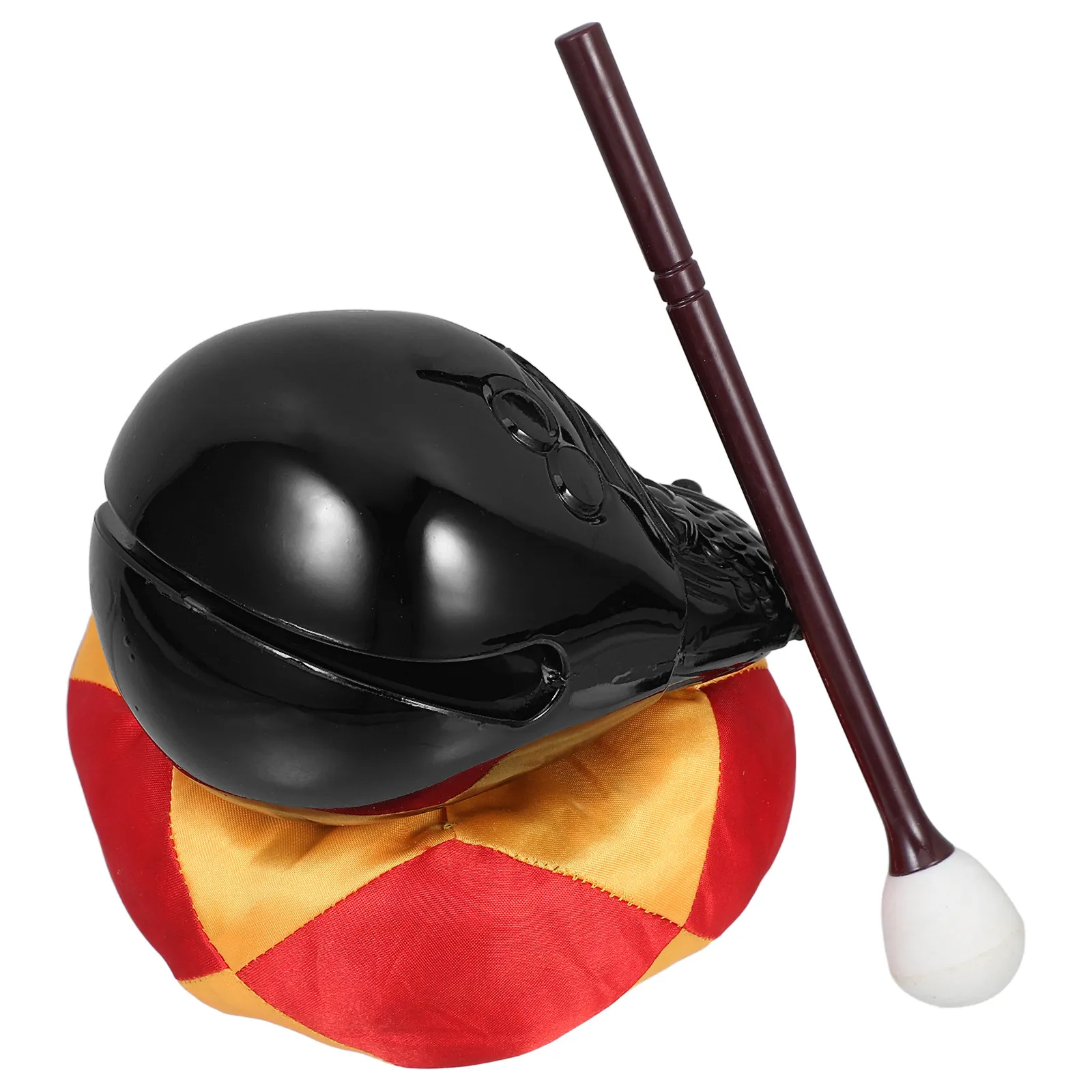 

Набор для буддийской медитации: акриловый блок-подушка с гладкой поверхностью для храма, мягкая подушка для защиты пола, имитация деревянного блока для мантр-медитации