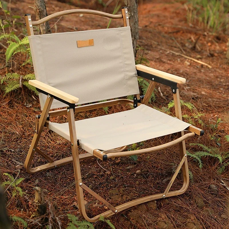 Outdoor Folding Chair Portable Picnic Barbecue Camping Camping Director Armrest Backrest Stool Fishing Chair