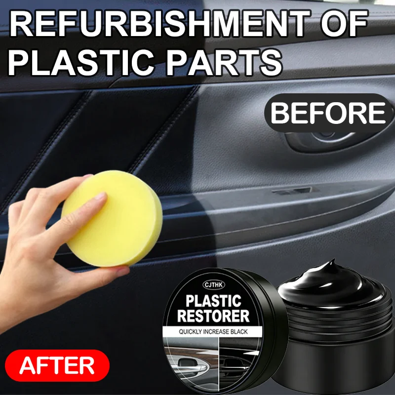 Auto-Kunststoff-Restaurator „Back to Black Gloss“ – Wachsbeschichtungsmittel zur Erneuerung von Autoinnenräumen, Leder und Verkleidungen – Auto-Politur und Reparaturbeschichtung
