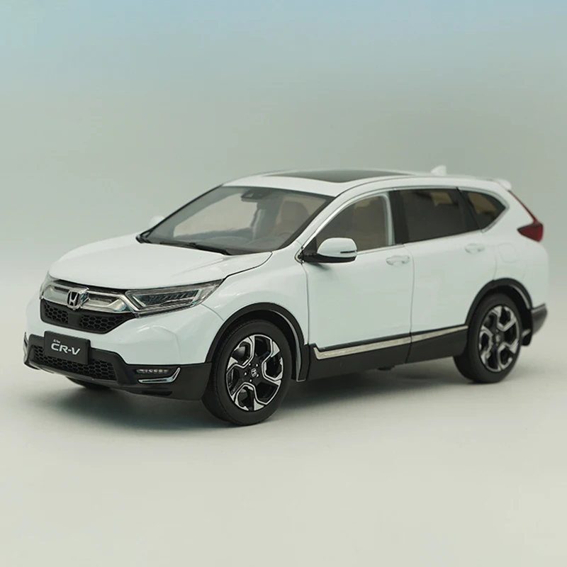 1:18 Scale Diecast Alloy Honda CRV CR-V 2017 SUV Toys Cars Model Classics Adult Gifts Souvenir Collection Static Display