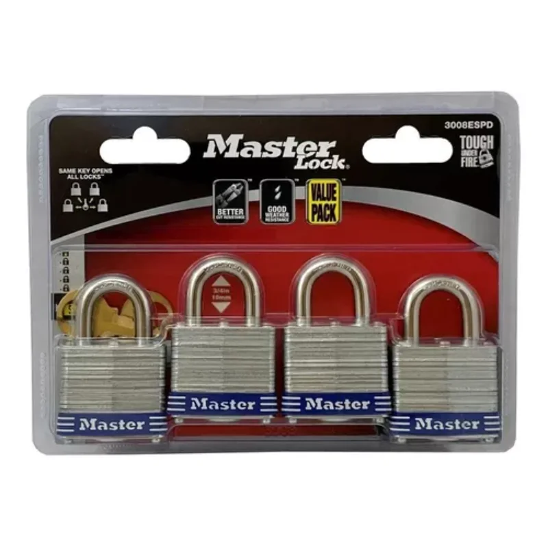 

4 sets of laminated 3008ESPD safety hardware locks for the main lock