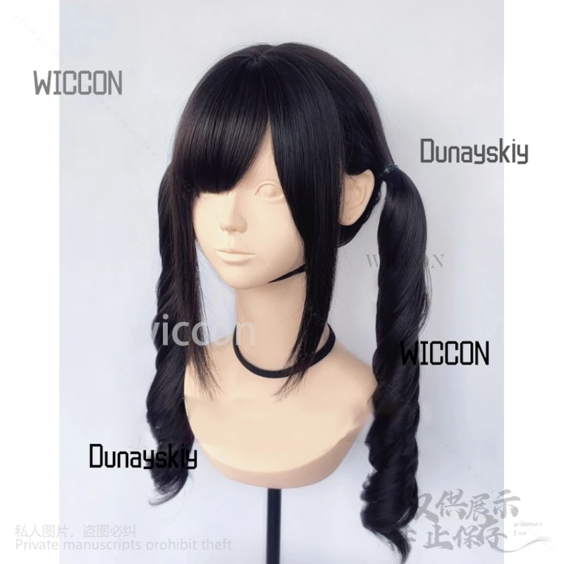 اليابانية جيراي كي الفتيات تأثيري أنيمي Nyashka كوس شعر مستعار اصطناعي لوليتا جميل الحلو Y2K عناقيد حفلة الهالوين كوس JK أغطية الرأس