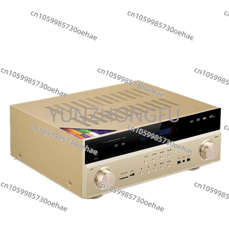 5.1 High Power KTV Home Professional Amplifier, High-definition DTS Dolby Decoding, Bluetooth Lossless Amplifier