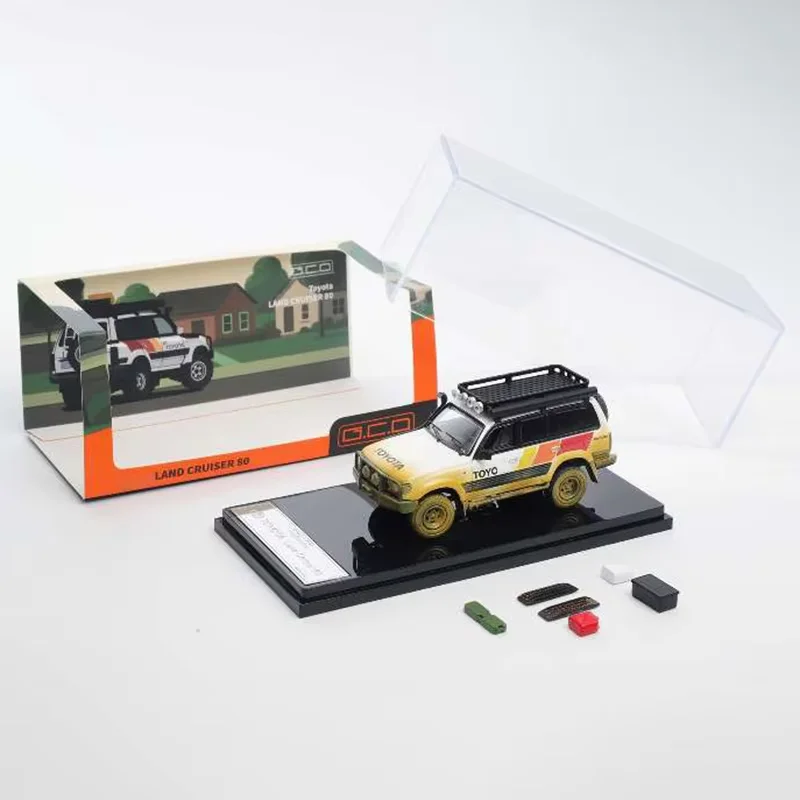 先行販売 GCD 1:64 スケール ランドクルーザー LC80 合金シミュレーションメタルカーモデル装飾品お土産ディスプレイコレクション趣味のギフト