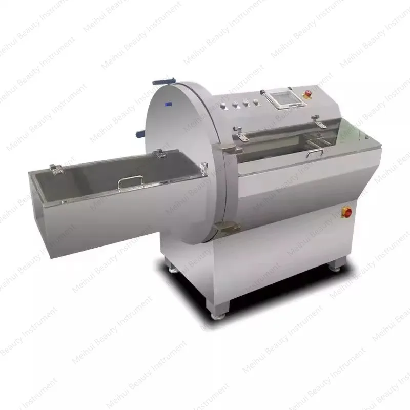 Automatic Chopping Machine Bone Pork Chop Slicer Frozen Meat Bone Cutter Pork Belly Bacon Beef and Mutton Slicing Machine