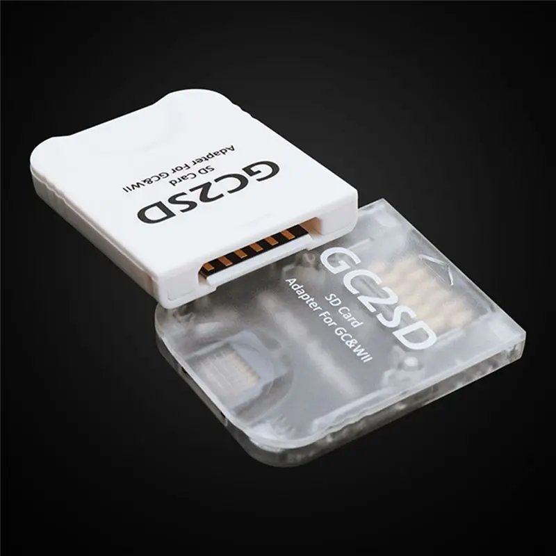 ABGN GC2SD to SD Card Adapter Memory TF Card Adapter Card Reader for Game Console Game Console(A)