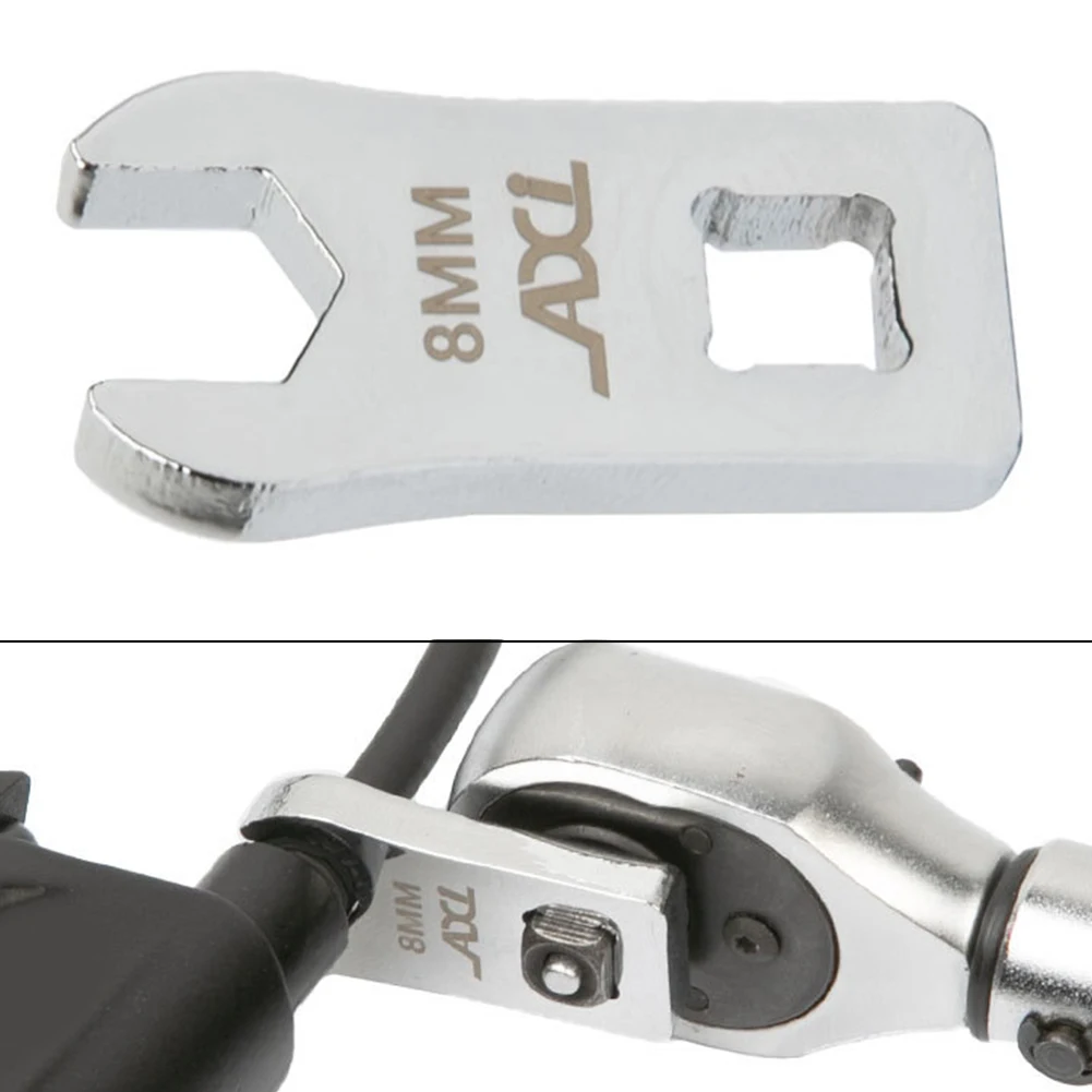 Brake Tubing Screw 8mm Wrench Tool Bike Maintenance Color Silver Easy Usage Easy To Use Electroplated Appearance