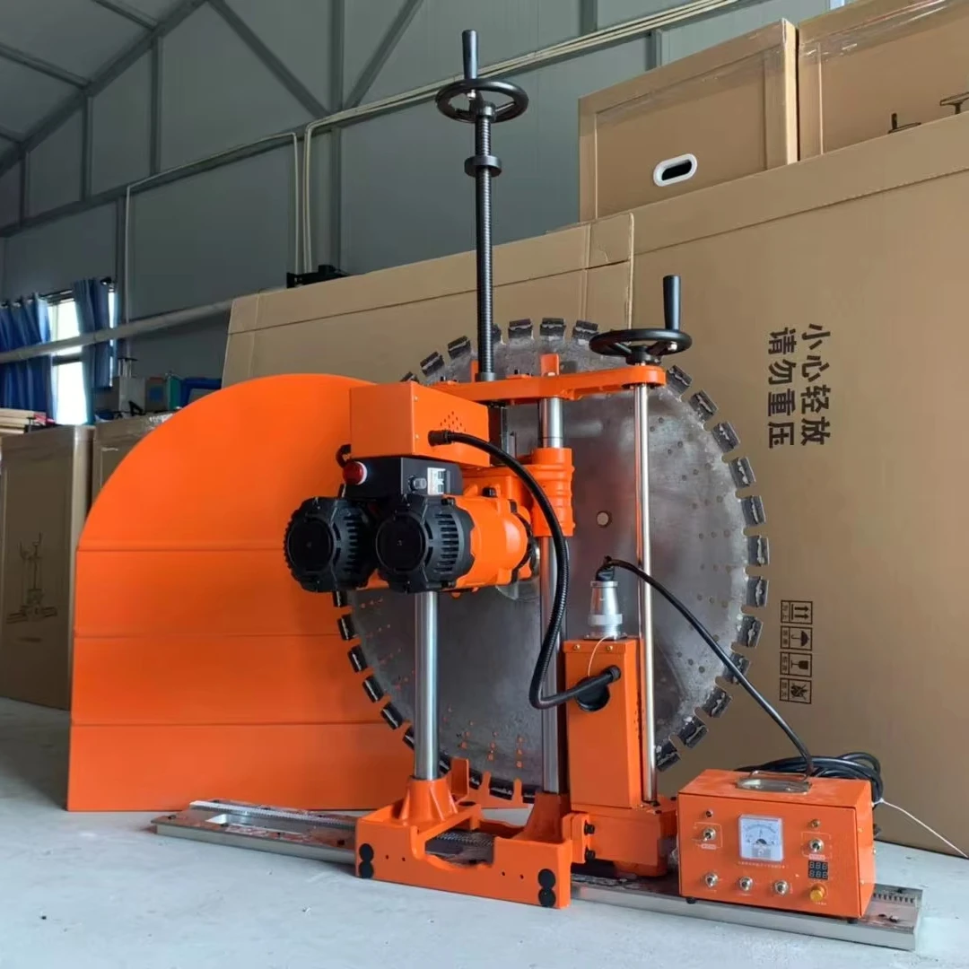 30-50cm Depth Concrete Stone Cut Saw Machine Concave Road Saw Dual Motor Fully Automatic Wall Saw Hydraulic Wall Cutting Machine