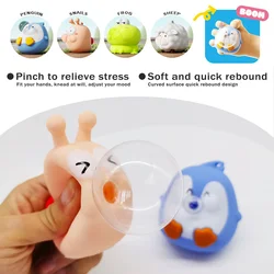 NEW Cute Animal Spitting Bubbles Squish Squeeze Toy, Anxiety Stress Relief Toys For Children and Adults, Birthday Christmas Gift