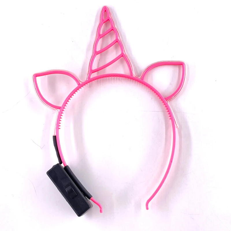 LED Glow Hairband For Girls Concert Grand Event Masquerade NightClub Dress Up Head Accessory Light Up lampeggiante Glow Hairband