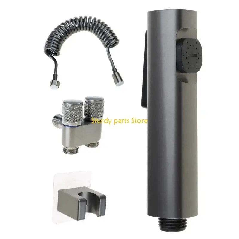 

97QC Портативный ручной распылитель для биде, набор для ванной комнаты, распылитель для подгузников, ткани для гигиены воды, в