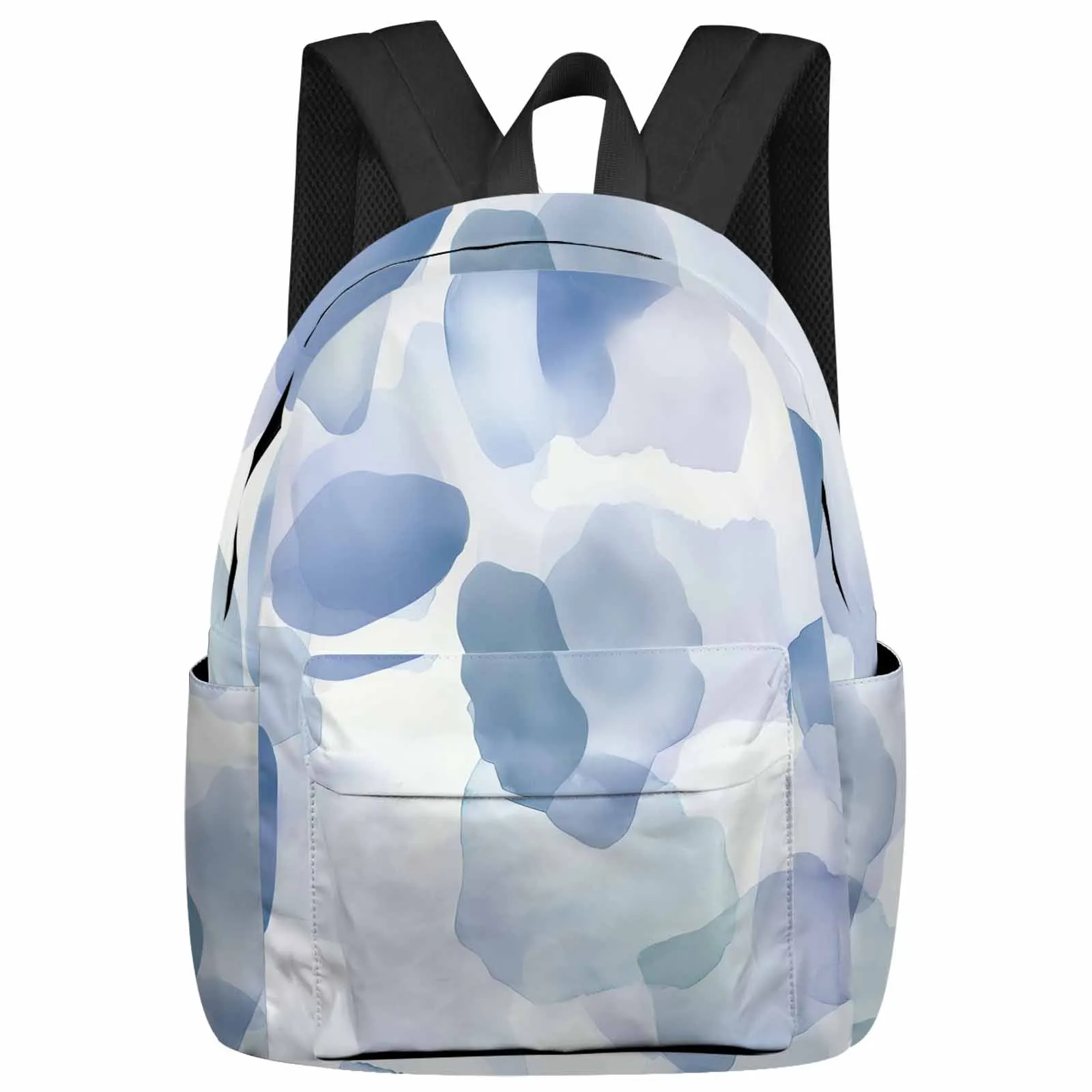 

Watercolor Blending Hand Drawn Large Capacity Backpack Men Laptop Bags High School Teen College Girl Student Mochila