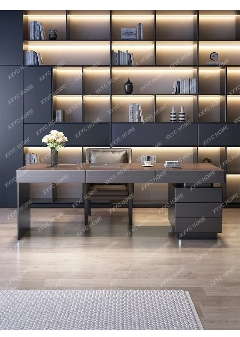 NN Executive Storage Hutch Table Luxury Socket Cabinent Executive Office Computer Desks Study Drawers Escritorio Office Furnit