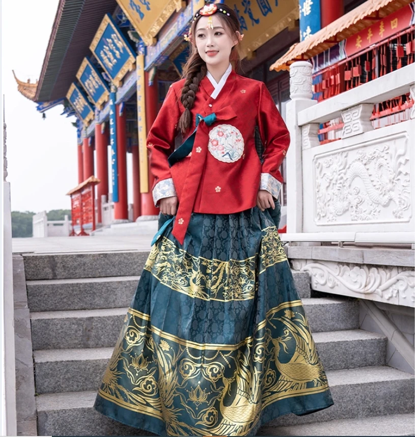 Dae Jang Geum, традиционный корейский ханбок, древний костюм, танец Янцзи, костюмы для выступлений на сцене, костюмы с длинной юбкой