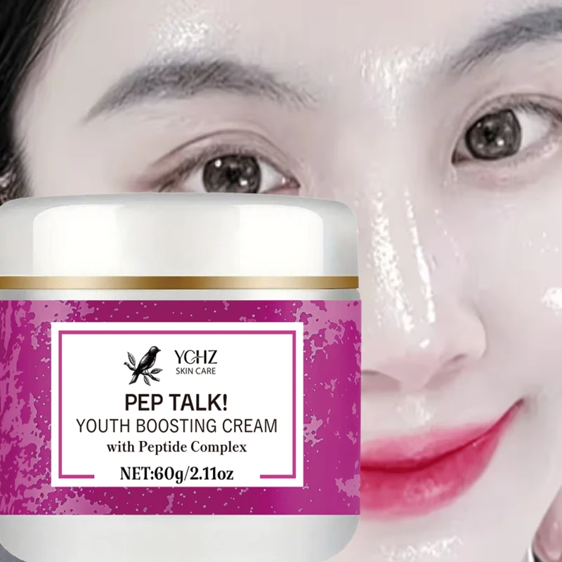 Peptide Firming and Lifting Cream, Brighten Skin, Powerful Concentrated Essence, Containing Collagen, Niacinamide, and Hyaluronic Acid, Skincare, Leaves Skin Looking Healthy, Smooth, and with a Youthful Glow, Texture That Is Refreshing and Non-Greasy, Visib