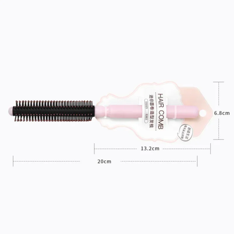 Mini Round Roll Style Hair Comb Professional Detangling Hair Brush Anti Static Scalp Massage Combs Barber Home Hair Styling Tool