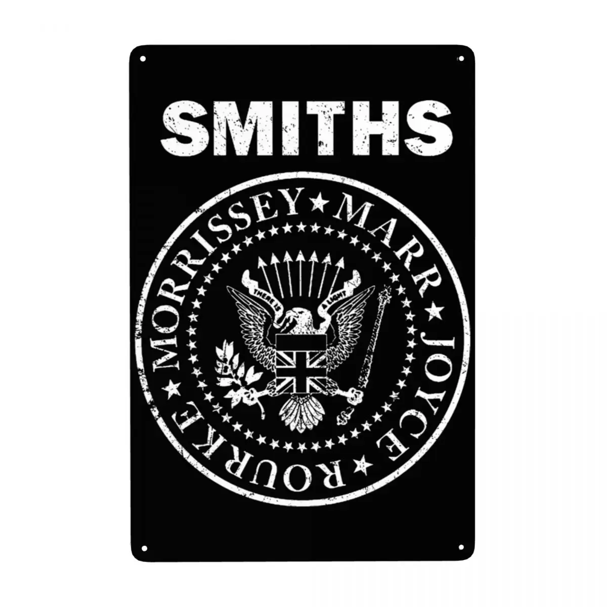 Custom Alternative Rock Band Smiths Metal Sign Vintage Tin Decorative Signs Plaques Pub Cafe Yard Man Cave Bar Wall Art Decor