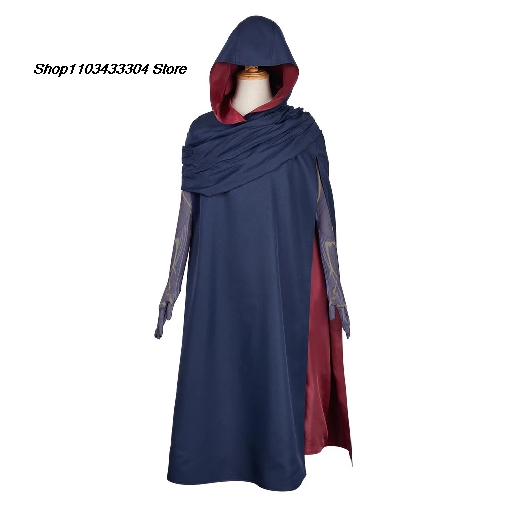 Game LOL Arcane Season 2 Viktor Machine Herald Cosplay Costume Hooded Cloak Robe Glove Wig Adult Man Halloween Christmas Suit