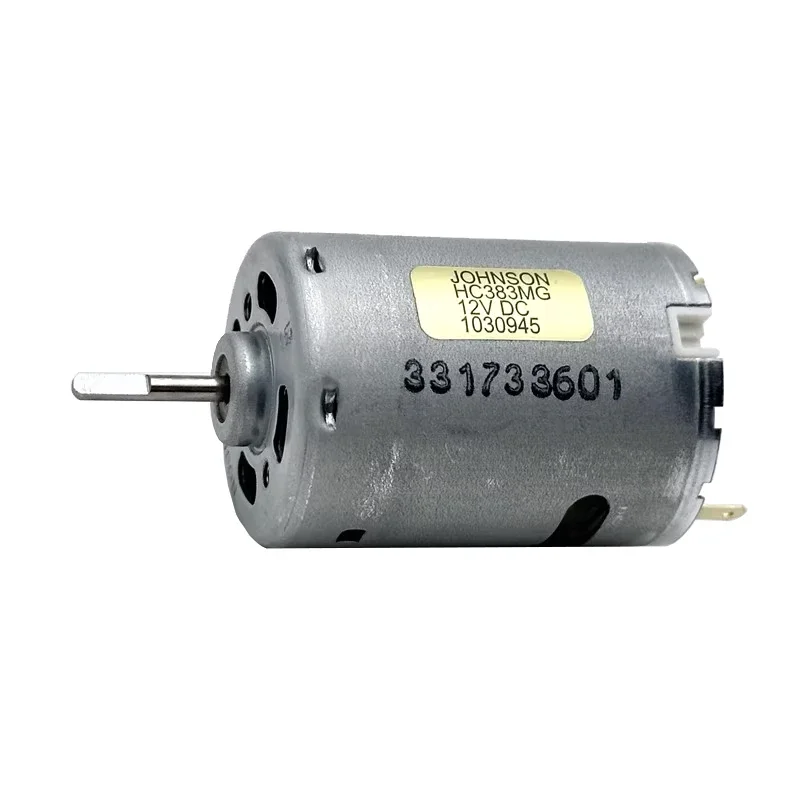 

JOHNSON HC383MG Mini RS-380 Motor DC 6V-12V 12400RPM High Speed Strong Magnetic Carbon Brush Motor DIY Hobby Toy Model Car Boat