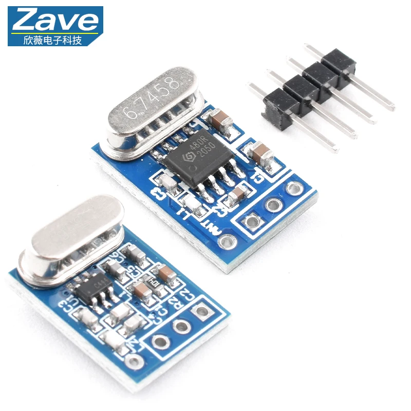 2Pcs 433MHZ Wireless Transmitter Receiver Board Module SYN115 SYN480R ASK/OOK for arduino