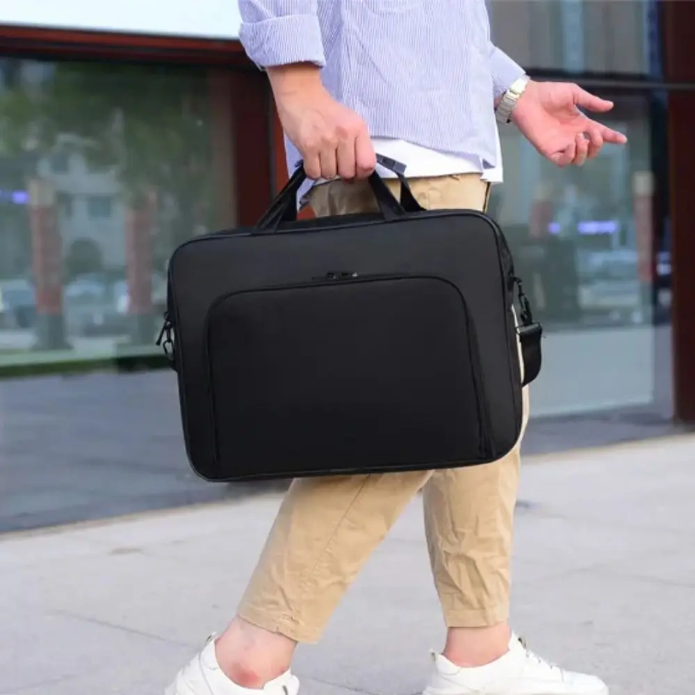 Computer Briefcase Fashion Notebook Shoulder Bag 15 Inches zipper Laptop Handbags Portable Shockproof Business Handbag Business
