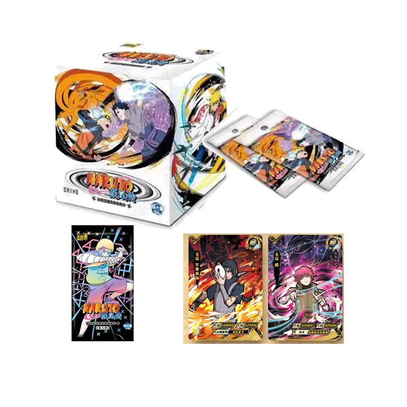 Naruto Collection Cards Card Game Naruto 10 Yuan Pack 2 Bombs Super Sla Table Playing Cards Games For Children