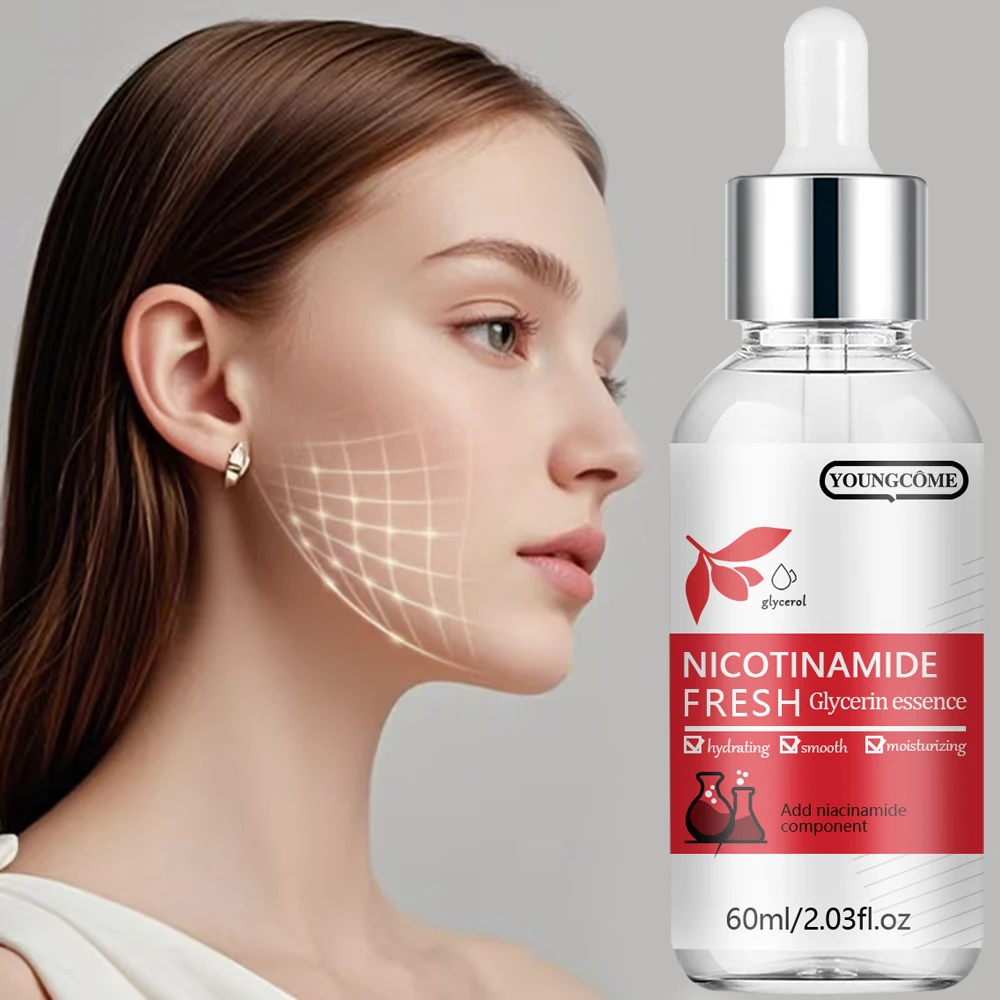 Niacinamide Glycerin Essence - Hydrating Soothing Serum make the skin appear lighter for Daily Skin Care - Fresh Lightweight