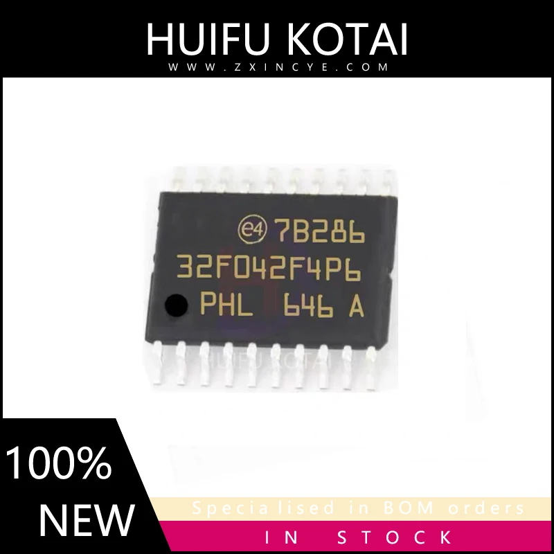 1PCS STM32F042F4P6TR STM32F042F4P6 32F042F4P6 TSSOP20  New Spot Inventory